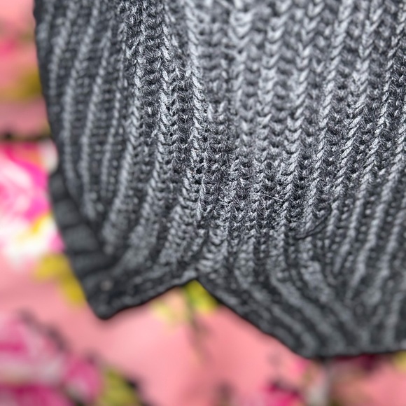 DKNY men’s gray pullover soft 💯 cotton ribbed sweater vintage y2k 90’s XL long - Picture 6 of 6